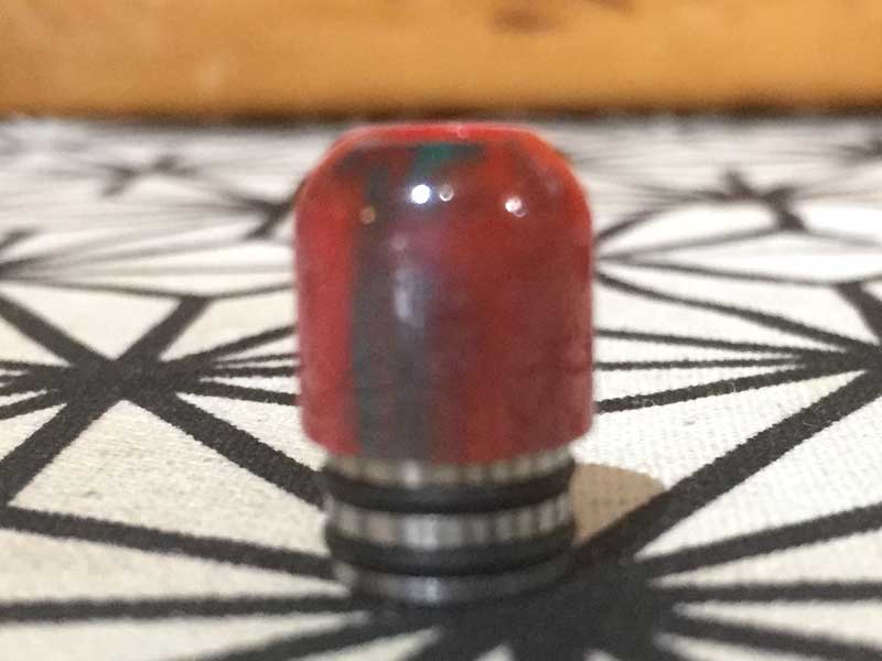 Demon Killer Resin+SS 510 Drip Tip �f�[�����L���[ ���W��+�X�e�����X���̃h���b�v�`�b�v