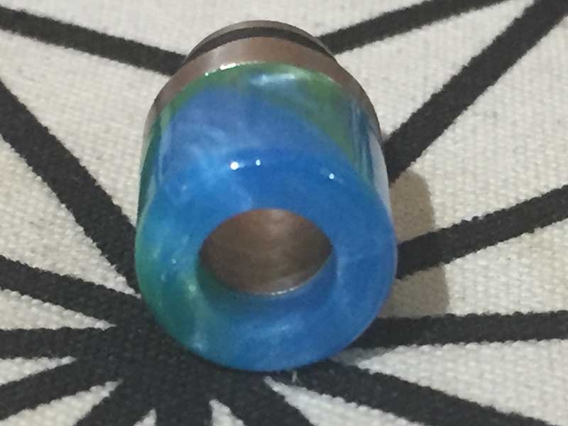 Demon Killer Resin+SS 510 Drip Tip �f�[�����L���[ ���W��+�X�e�����X���̃h���b�v�`�b�v