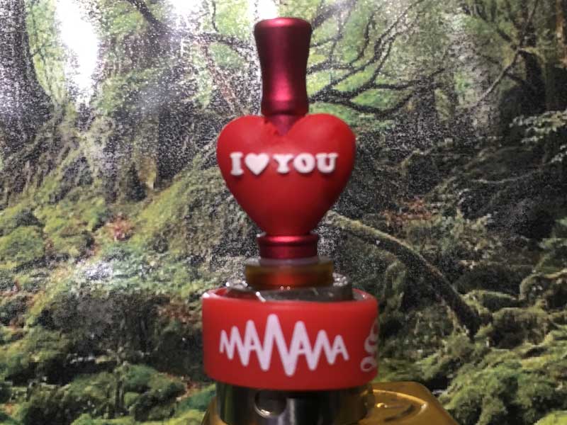 Vape �A�N�Z�T���[ 510�ڑ� Heart AngelxI love you�̃h���b�v�`�b�v