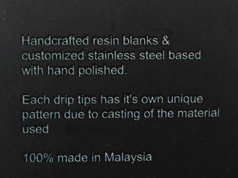 ROYAL PUFFS Created by RCMAN �n���h���C�h �q�[�g�V���N�t�n�C�G���h�h���b�v�`�b�v Made in Malaysia