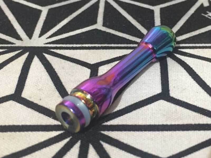 Vape �A�N�Z�T���[/510�K�i Steel Drip Tip/Rainbow 