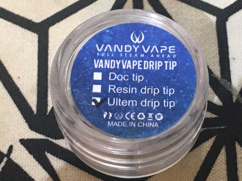 Vandy Vape 810 Ultem Drip Tip �o���f�B�[�x�C�v �E���e�����̃h���b�v�`�b�v