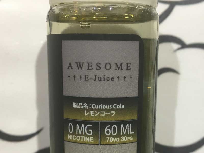 Awesome E-Juice/Curious Cola 60ml �I�[�T�� E�W���[�X ������ x �R�[��