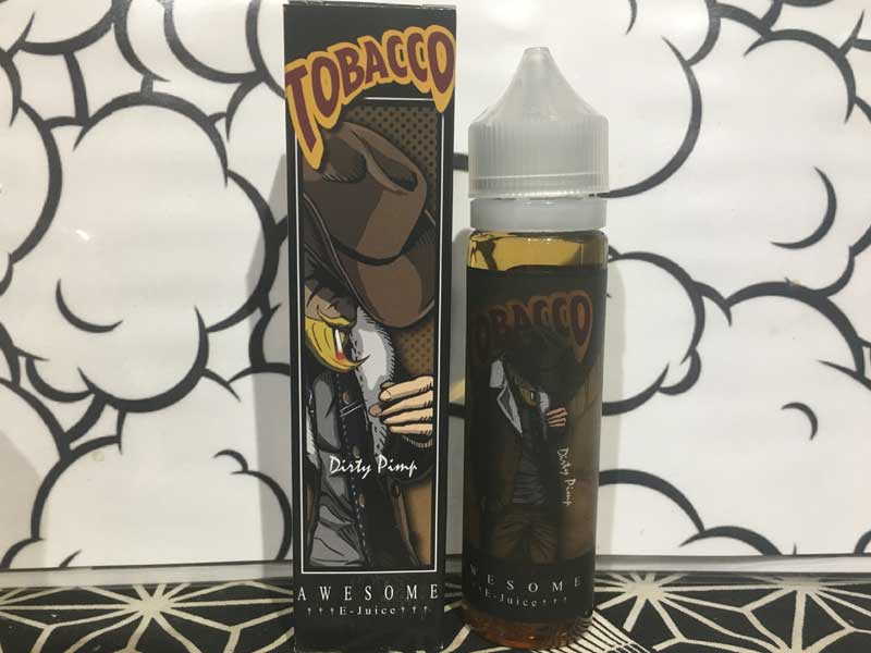 Awesome E-Juice/Dirty Pimp 60ml �I�[�T�� E�W���[�X �J�X�^�[�h x �^�o�R