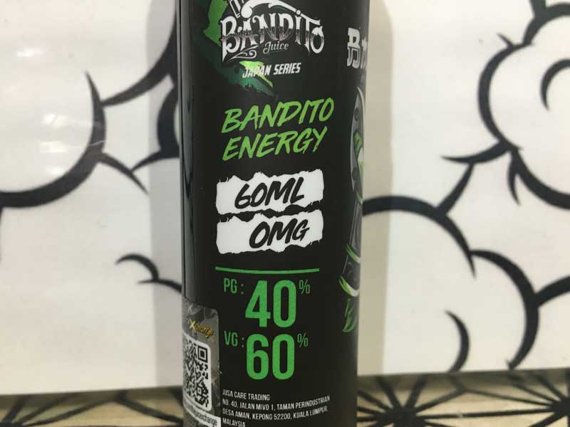 BANDITO Juice BANDITOENAJI 60ml�o���f�B�b�g �G�i�W�[ �o���f�B�b�g �W���[�X