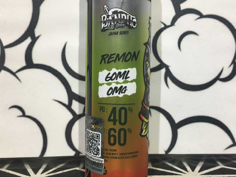 �}���[�V�A���L�b�h BANDITO Juice REMON 60ml �o���f�B�b�g �W���[�X�@Lemon�A��������