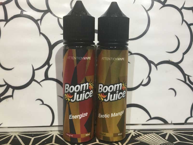 �}���[�V�A���L�b�h Attention Vape Boom Juice 60ml �A�e���V�����x�C�v �u�[���W���[�X menu