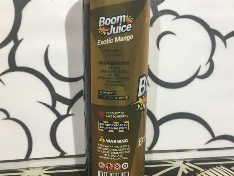 �}���[�V�A���L�b�h Boom Juice Exotic Mango 60ml/�u�[���W���[�X �t���b�V���ȃ}���S�[x������
