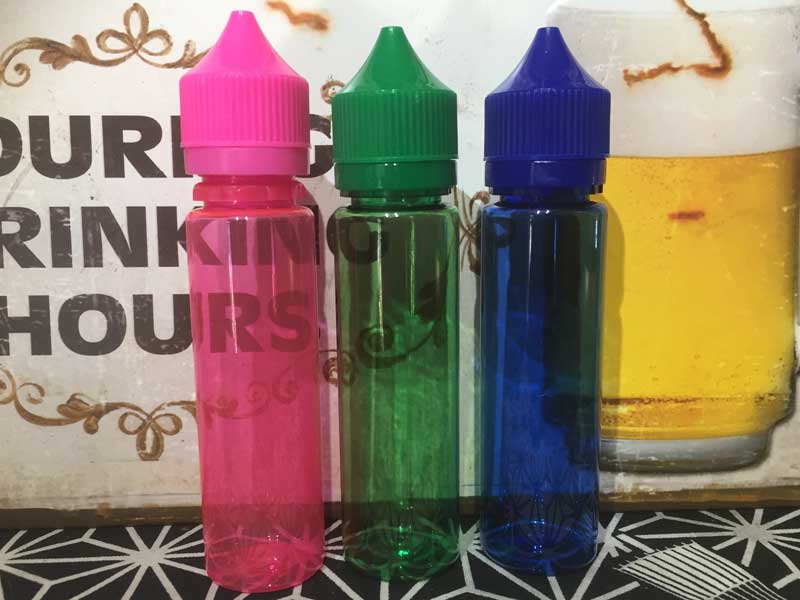 Made in USA CHUBBY GORILLA Vape E-Liquid 詰替え用ボトル、ユニコ-ンボトル、チャビーゴリラ 60ml