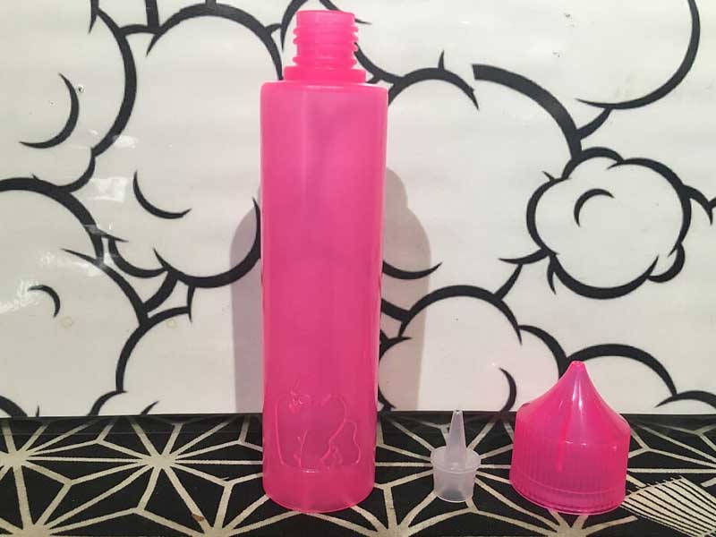 Made in USA CHUBBY GORILLA Vape E-Liquid 詰替え用ボトル、ユニコ-ンボトル、チャビーゴリラ 60ml LDPE Pink