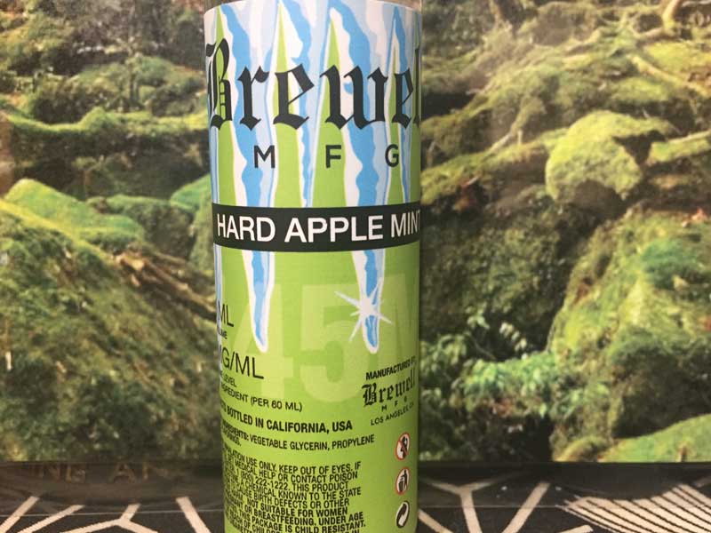 US Vape E-Liquid Brewell Vapory Hard Apple Mint 60ml �����S �����\�[��