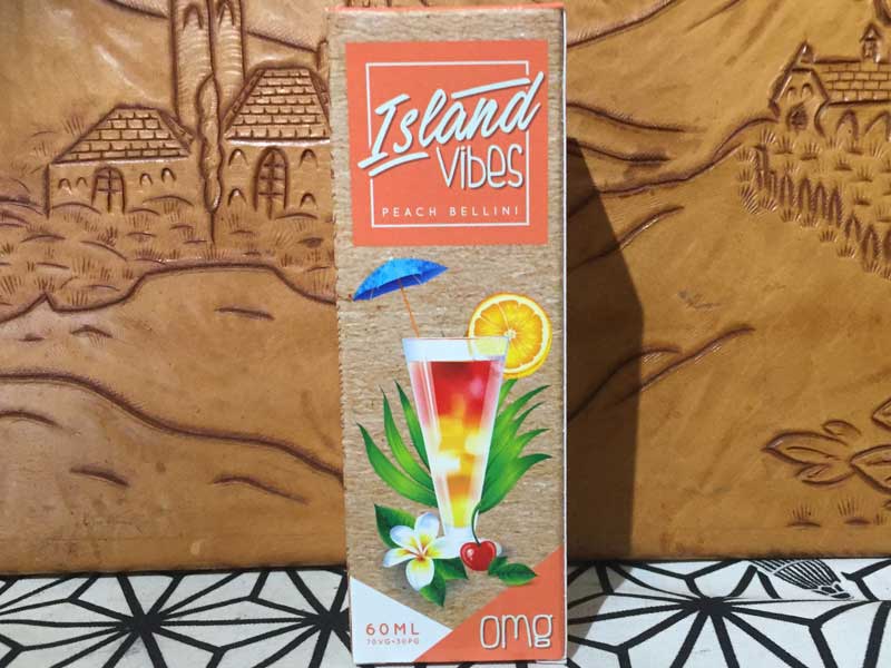 Cake&nbsp;Vapors&nbsp;Island Vibes Peach Bellini 60mg�A�C�X�����h�o�C�u�X�@�s�[�`�x���[�j�@�V�����p��x�s�[�`