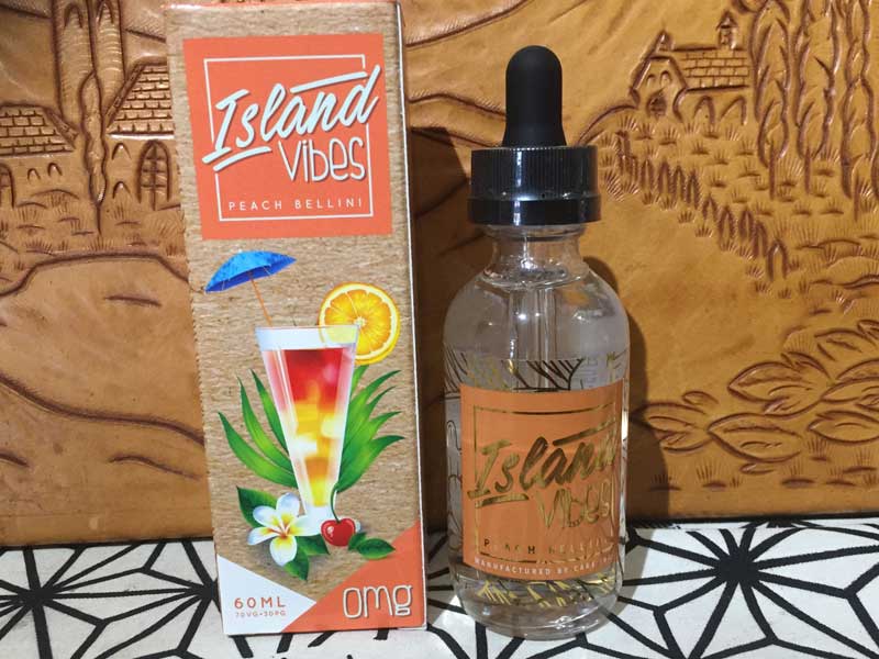 Island Vibes Peach Bellini 60mg�A�C�X�����h�o�C�u�X�@�s�[�`�x���[�j�@�V�����p��x�s�[�`