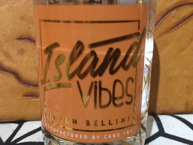 Cake&nbsp;Vapors&nbsp;Island Vibes Peach Bellini 60mg�A�C�X�����h�o�C�u�X�@�s�[�`�x���[�j�@�V�����p��x�s�[�`