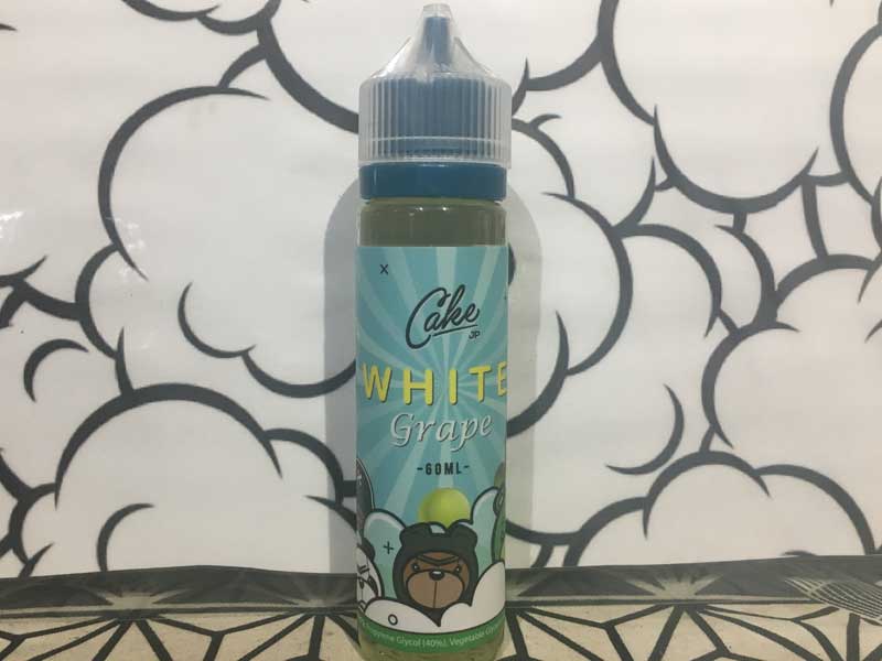Cake Vapors White Grape  60ml �P�[�L�x�C�p�[�Y�@�z���C�g�O���[�v�A�}�X�J�b�g��