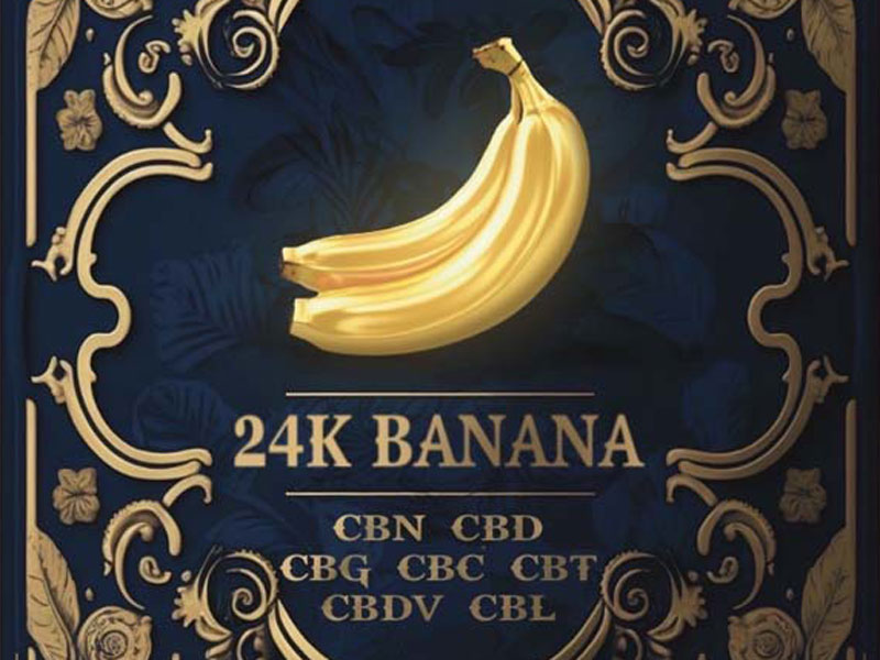 +1UP CBD/24K BANANA CBN �D�� ���@���Z�v�^�[1ml 24K �o�i�i �C���f�B�J�D��n�C�u���b�h