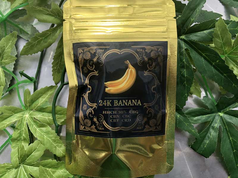 +1UP(�v���X�����A�b�v)CBD/24K BANANA 4up HHCH 30% 1ml hybrid ���l���� HHCH���L�b�h