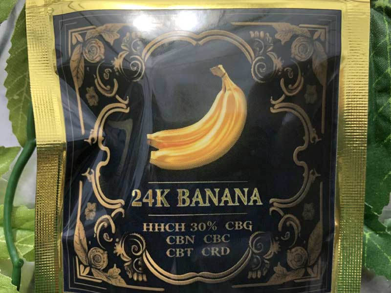 +1UP(�v���X�����A�b�v)CBD/24K BANANA 4up HHCH 30% 1ml hybrid ���l���� HHCH���L�b�h