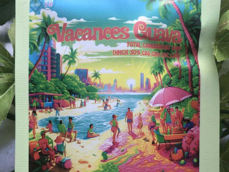 +1UP(�v���X�����A�b�v)CBD/4up Vacances Guava HHCH 30% 1ml �T�e�B�o ���l���� HHCH���L�b�h