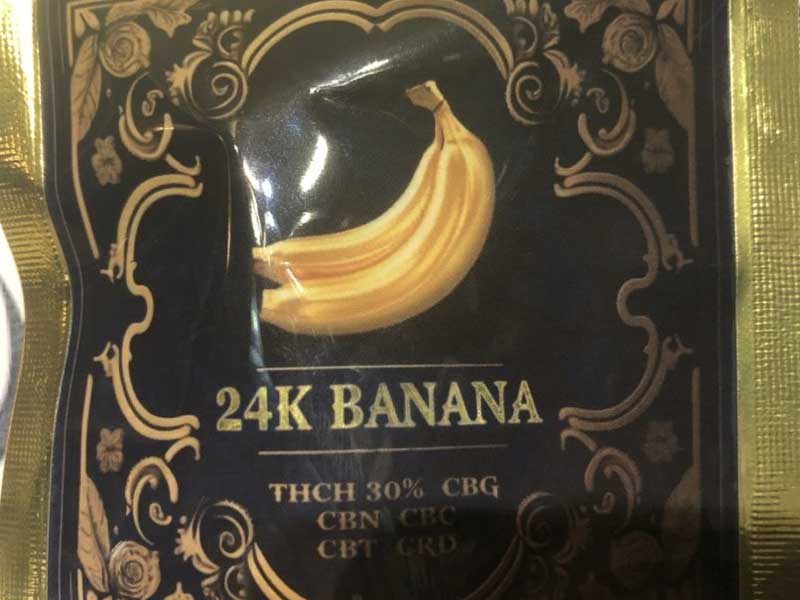 +1UP(�v���X�����A�b�v)CBD/24K BANANA 4up 30% 1ml hybrid ���l���� THCH���L�b�h