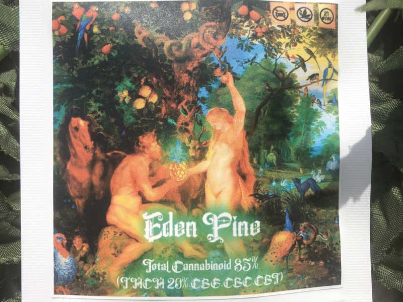 +1UP(�v���X�����A�b�v)CBD/Eden Pine 3up ���l���� THCH���L�b�h 20% sative 