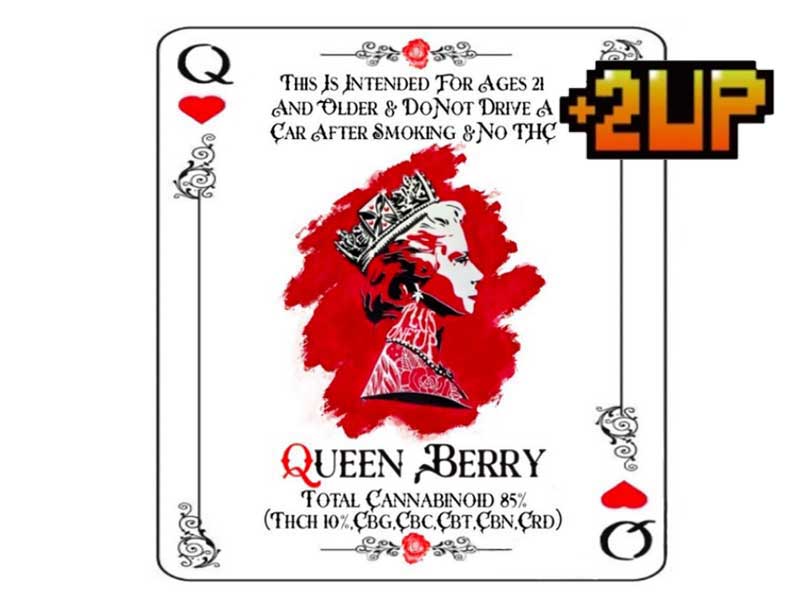 +1UP(�v���X�����A�b�v)CBD/Queen Berry 2up 10% hybrid �o���Ҍ��� THCH���L�b�h