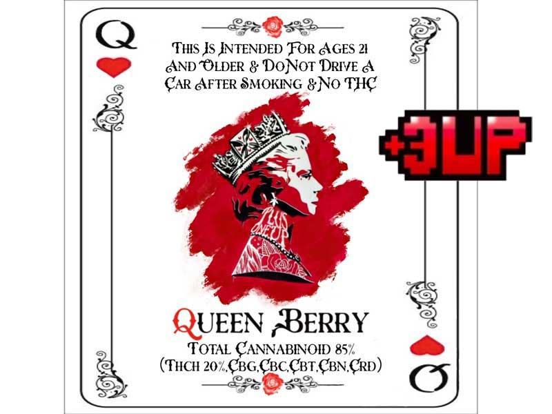 +1UP(�v���X�����A�b�v)CBD/Queen Berry 3up 20% hybrid ���l���� THCH���L�b�h