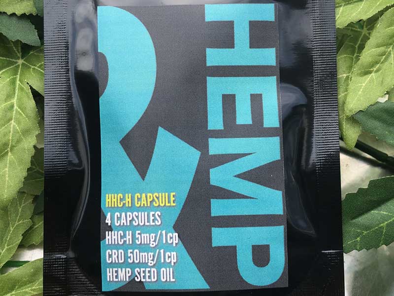 & HEMP HHCH Capsule HHCHカプセル 1粒 HHCH 5mg & CRD 50mg　& Hemp Seed Oil x4粒