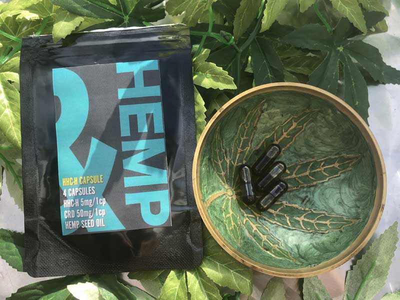 & HEMP HHCH Capsule HHCH�J�v�Z�� 1�� HHCH 5mg & CRD 50mg�@& Hemp Seed Oil x4��