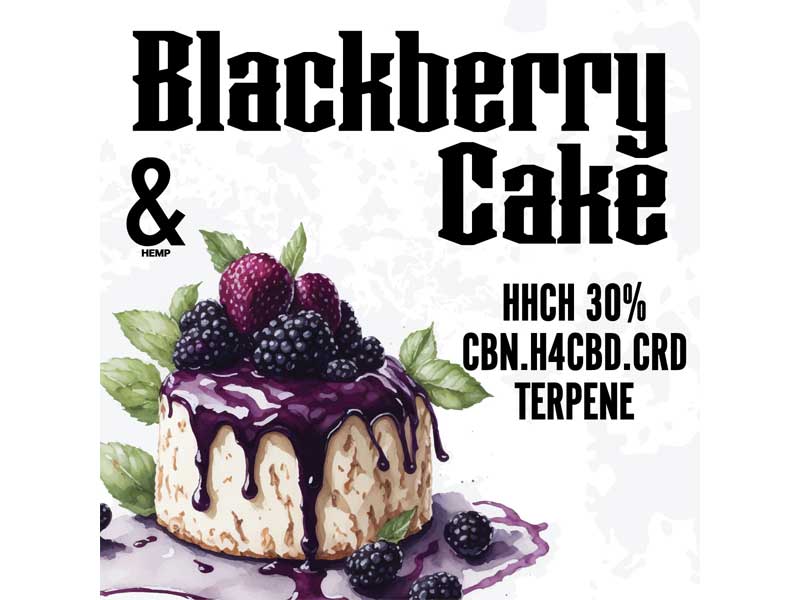 &HEMP/HHCHリキッド/Blackberry Cake/HHCH 30% & CBN 30% & more トータル90% 1.0ml Indica