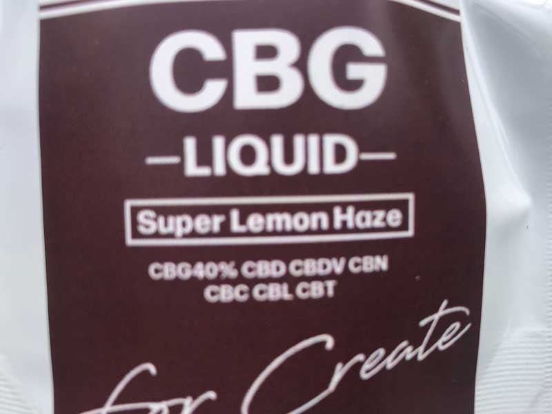 & HEMP/REFILL/CBGリキッド/Super Lemon Haze/CBG 40% 1.0ml トータルカンナビノイド95%