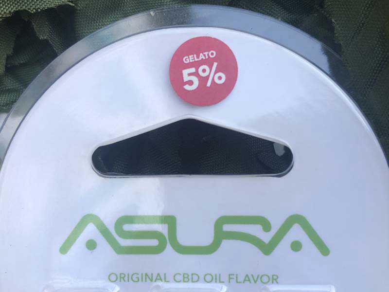 ASURA CBD 3 ATOMIZERS CBD 35% or CBD5% 510 �J�[�g���b�W 3�{�Z�b�g
