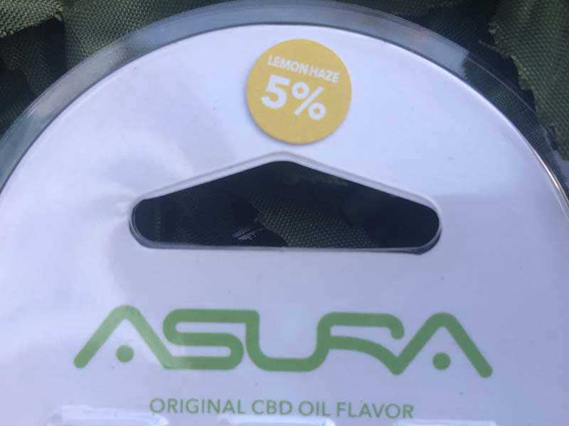 ASURA CBD 3 ATOMIZERS CBD 35% or CBD5% 510 �J�[�g���b�W 3�{�Z�b�g