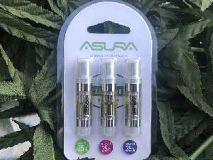 ASURA CBD ATOMIZER 3�{�Z�b�g�A510 �J�[�g���b�W CBD%