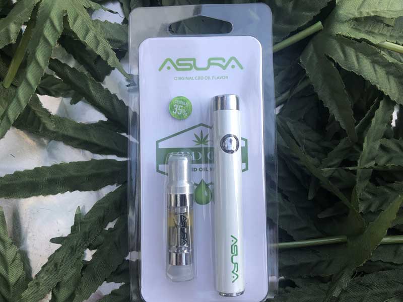 ASURA CBD STARTER KIT 510�J�[�g���b�W& ASURA ORIGINAL BATTERY set