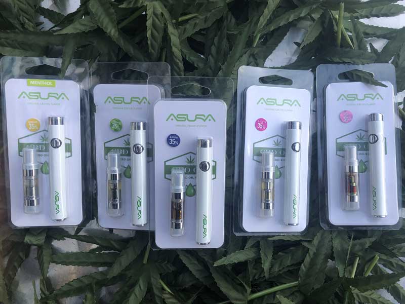 ASURA CBD STARTER KIT 510�J�[�g���b�W& ASURA ORIGINAL BATTERY set
