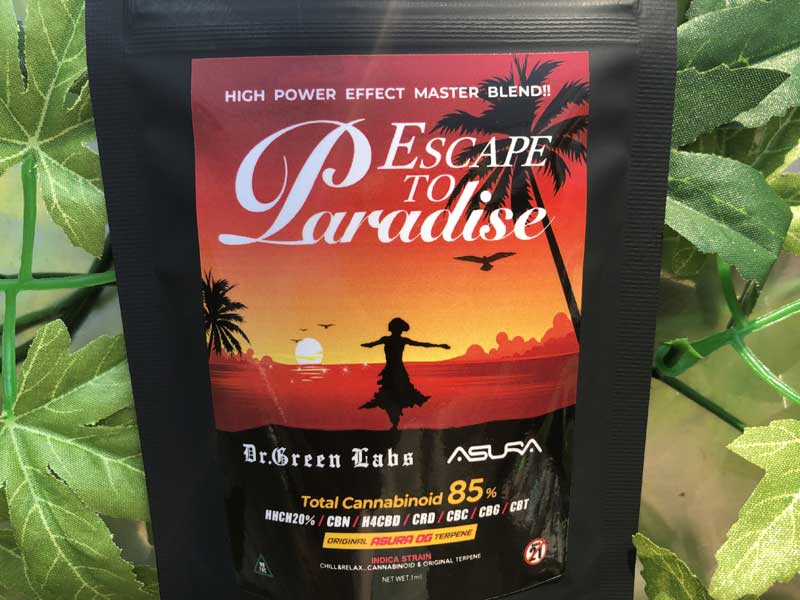 ASURA CBD x Dr.Green Labs/HHCH20%�AEscape To Paradise���L�b�h-ASURA OG- 1ml