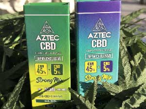 AZTEC CBN & CBD Cartridge CBN 45%/ & CBD 5% 1ml アステカブロードスペクトラム510カートリッジ