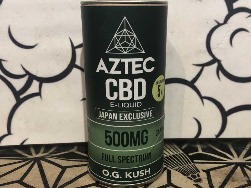AZTEC FULL SPECTRUM CBD E-LIQUID�A�A�X�e�J �t���X�y�N�g���� CBD ���L�b�h 10ml�ACBD 5%�A500mg