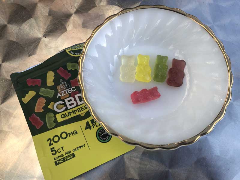 AZTEC CBD/FULL SPECTRUM CBD GUMMIES 200mg(40mg x 5��) �A�A�X�e�JCBD�O�~
