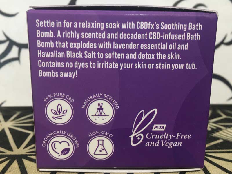 CBD FX CBD Bath Bomb�A�u���[�h�X�y�N�g����CBD 200mg�@CBD �o�X�{���A������