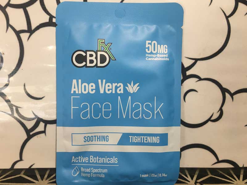 CBD FX CBD FACE MASK�A�u���[�h�X�y�N�g����CBD 50mg�@CBD �t�F�C�X�}�X�N