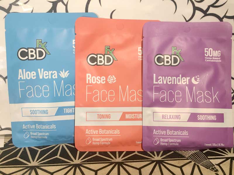CBD FX CBD FACE MASK�A�u���[�h�X�y�N�g����CBD 50mg�@CBD �t�F�C�X�}�X�N