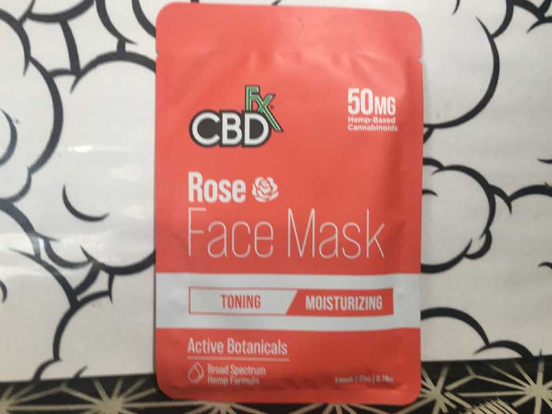 CBD FX CBD FACE MASK�A�u���[�h�X�y�N�g����CBD 50mg�@CBD �t�F�C�X�}�X�N