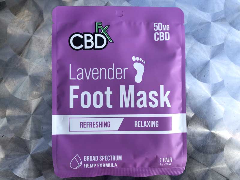 CBD FX CBD FOOT MASK�A�u���[�h�X�y�N�g����CBD 50mg�@�t�b�g�P�A�� CBD�t�b�g�}�X�N