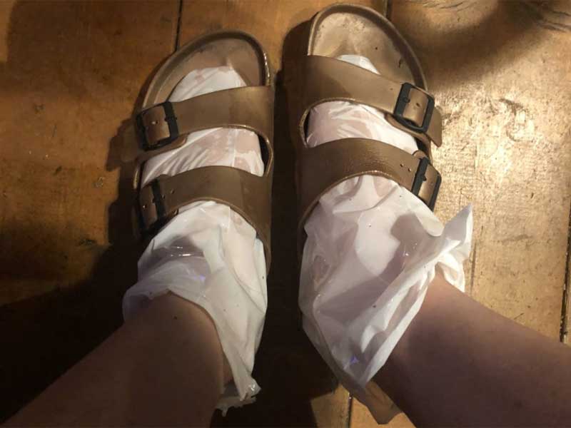 CBD FX CBD FOOT MASK�A�u���[�h�X�y�N�g����CBD 50mg�@�t�b�g�P�A�� CBD�t�b�g�}�X�N