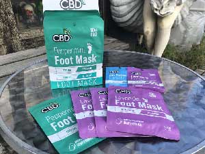CBD FX CBD FOOT MASK�A�u���[�h�X�y�N�g����CBD 50mg�@�t�b�g�P�A�� CBD�t�b�g�}�X�N