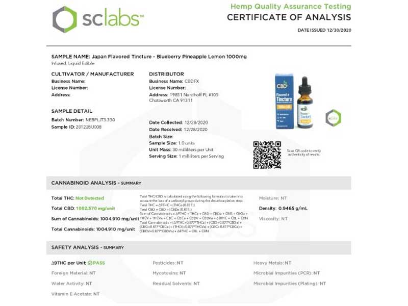 CBDfx CBD Oil Tincture30ml 3.3%�i1000mg�j�ACBDfx CBD�I�C�� �e�B���N�`���[�㉺�p�A�h�����Nmix 