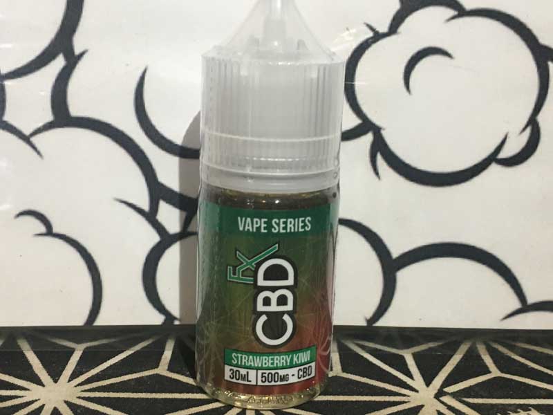 CBDFX CBD Vape Juice 30ml CBD 500mg/Strawberry Kiwi 