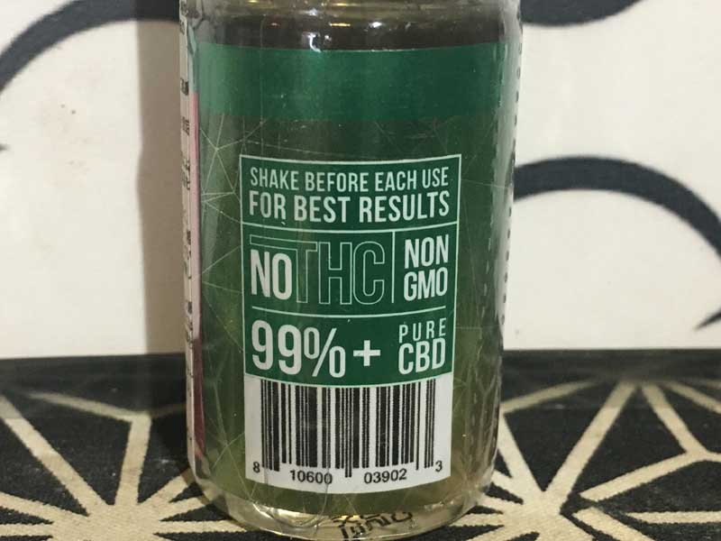 CBDFX CBD Vape Juice 30ml CBD 500mg/Strawberry Kiwi 